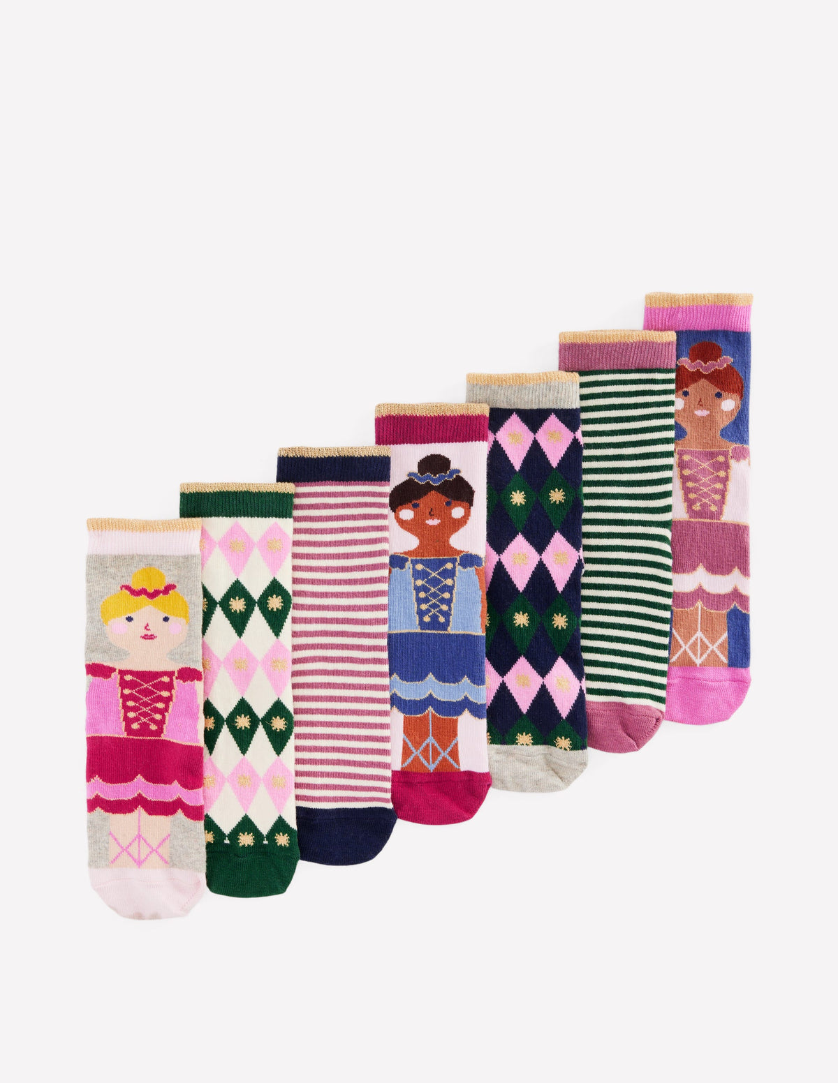 7-pack Socks-Nutcracker Ballet - Image 1