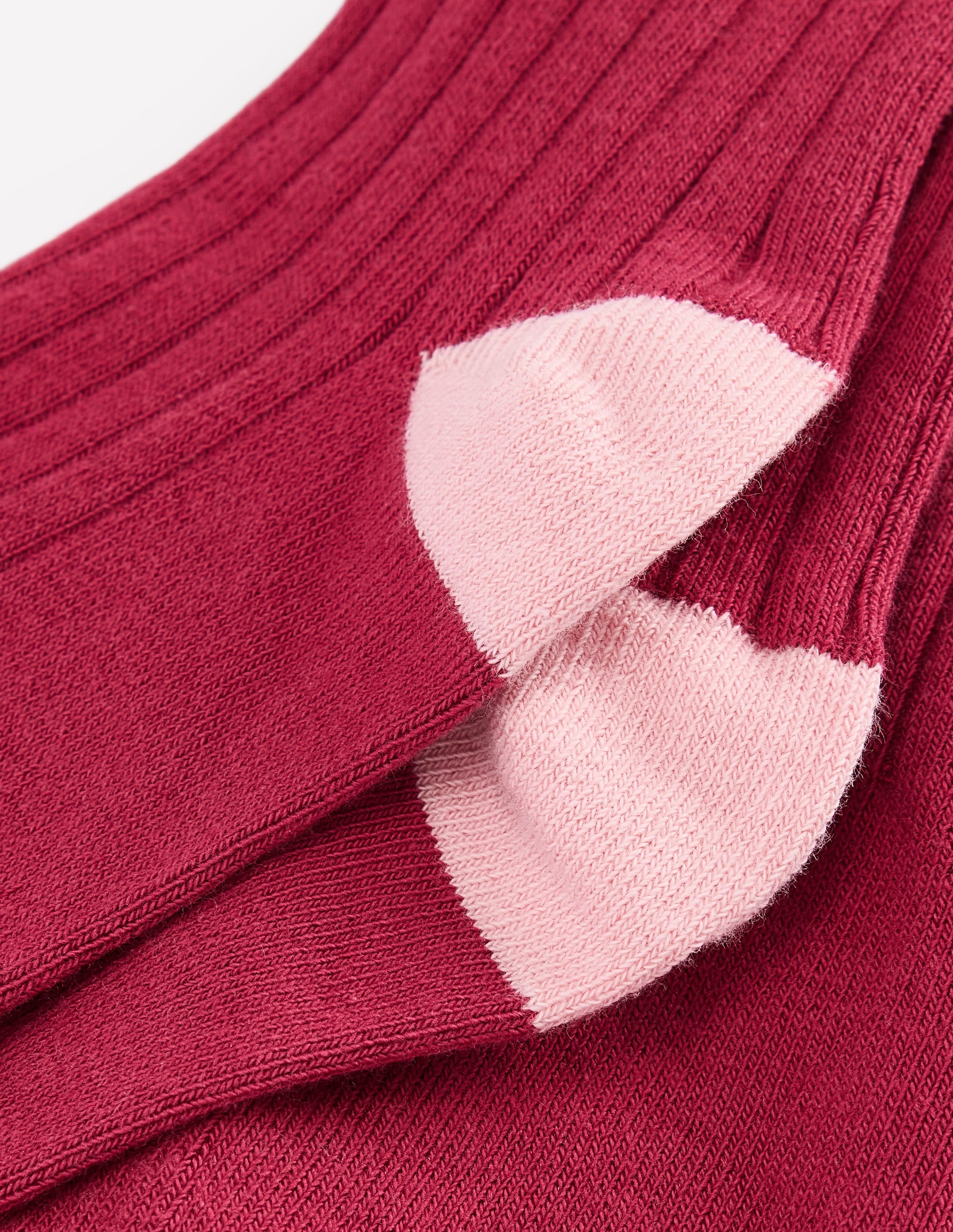 Ribbed Tights-Sweet Cherry - Image 2