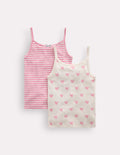 2-pack Pointelle Vests-Bows