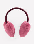 Novelty Ear Muffs-Pink Heather Heart