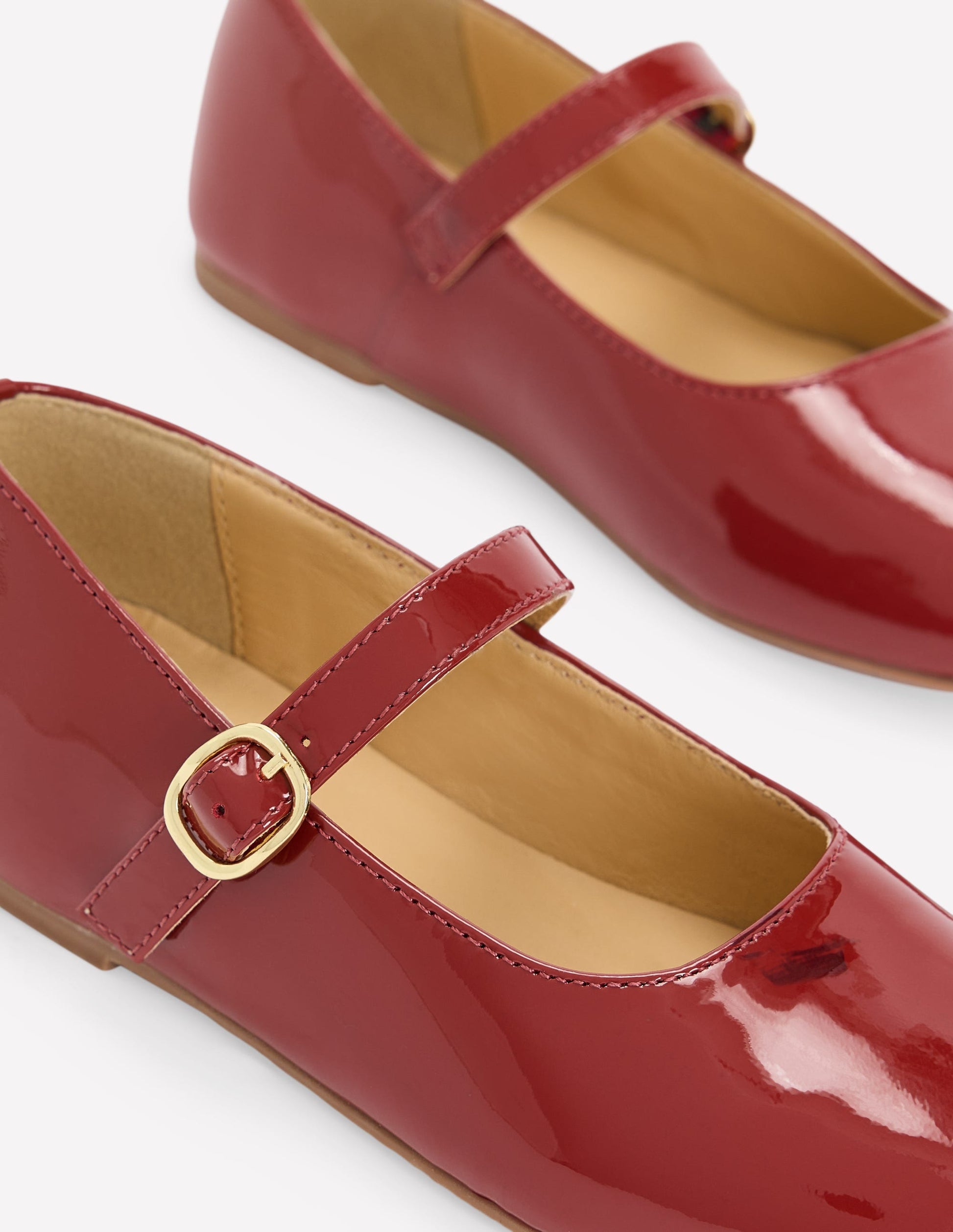 Square Toe Mary Janes-Burnt Orange-3