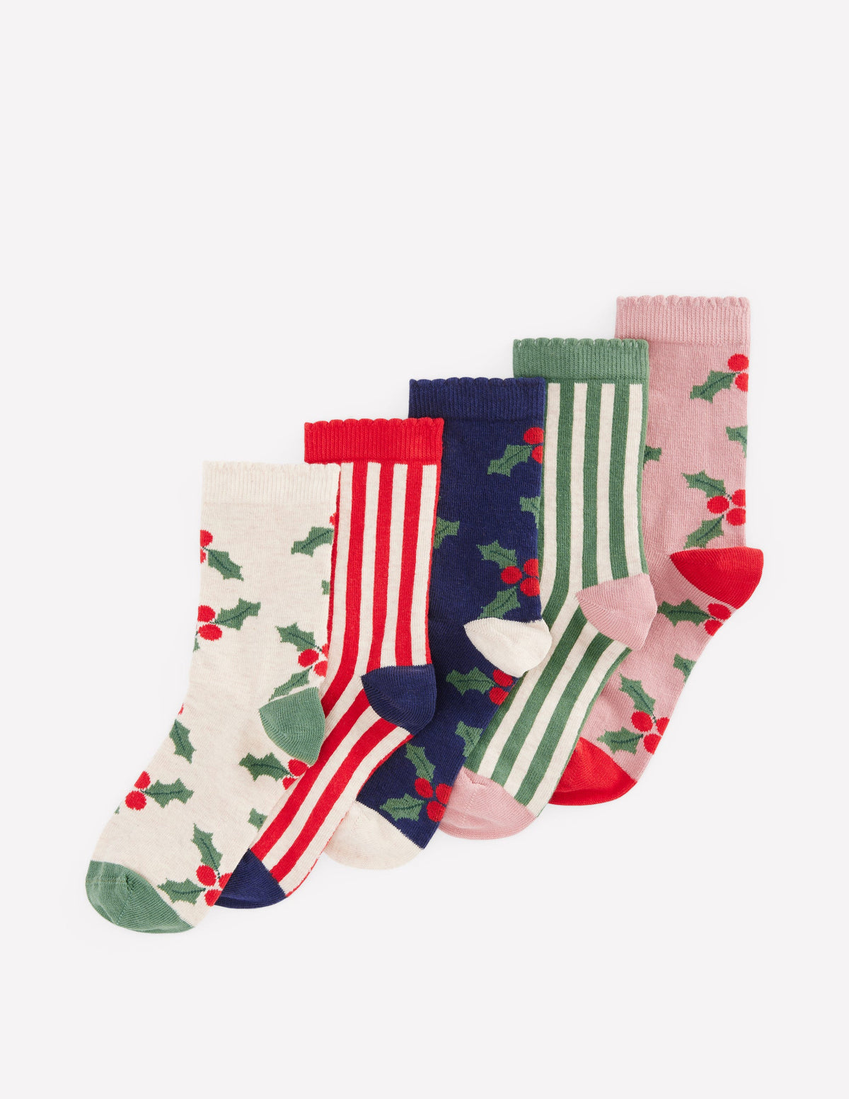 5-Pack Socks-Holly - Image 1