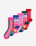 5-Pack Socks-Fair Isle