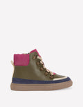 Lace Up Boots-Brunswick Green