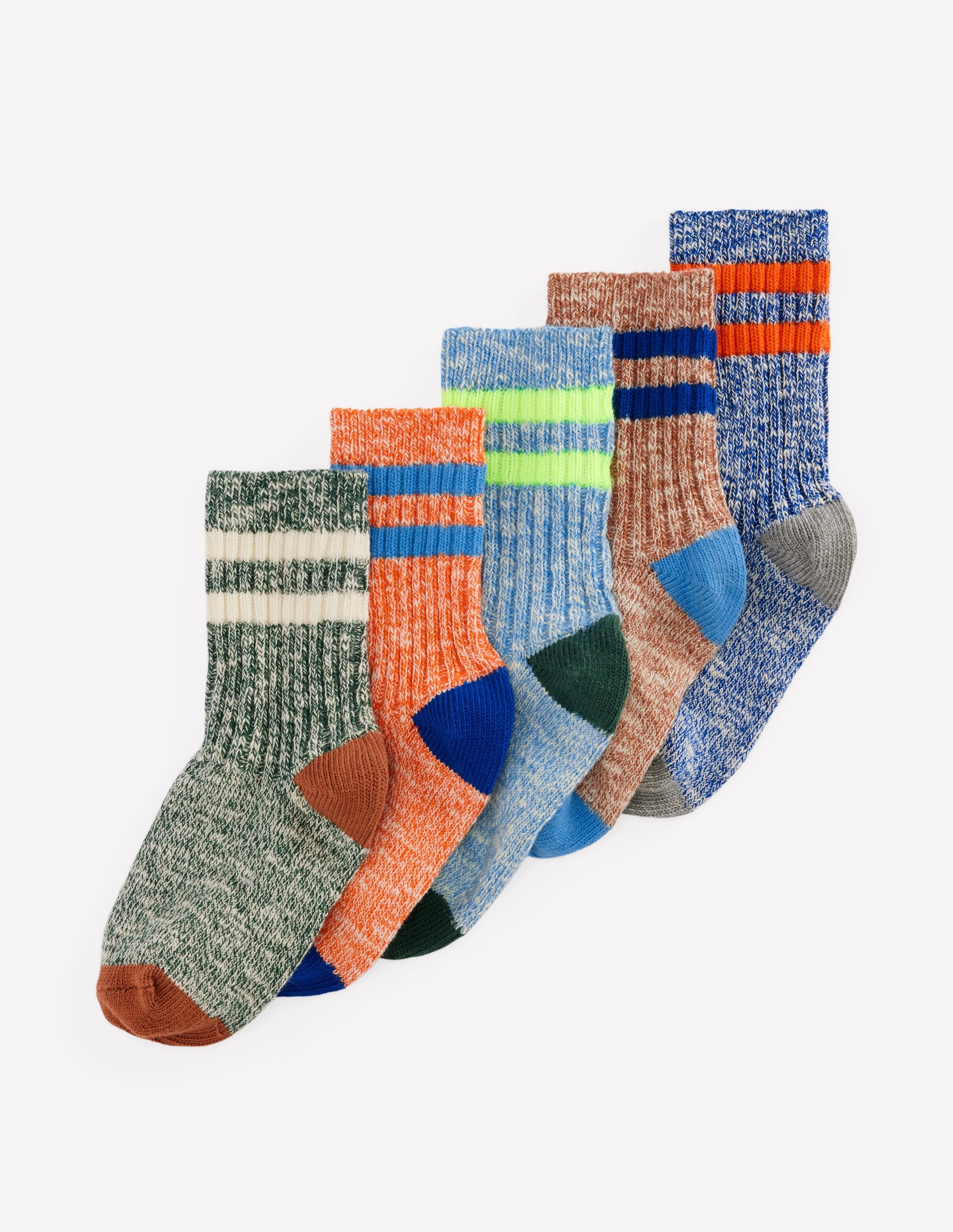 5-pack Twist Socks-Multi Stripes - Image 1