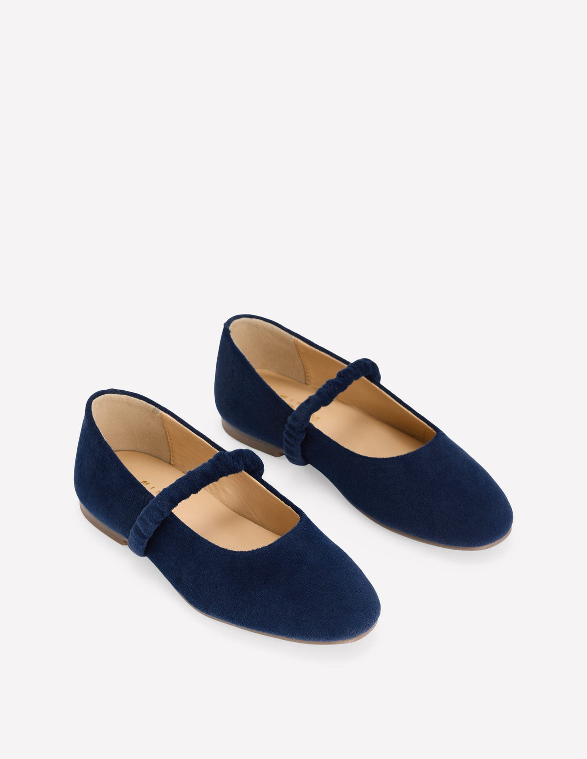 Velvet Mary Janes-College Navy - Image 2