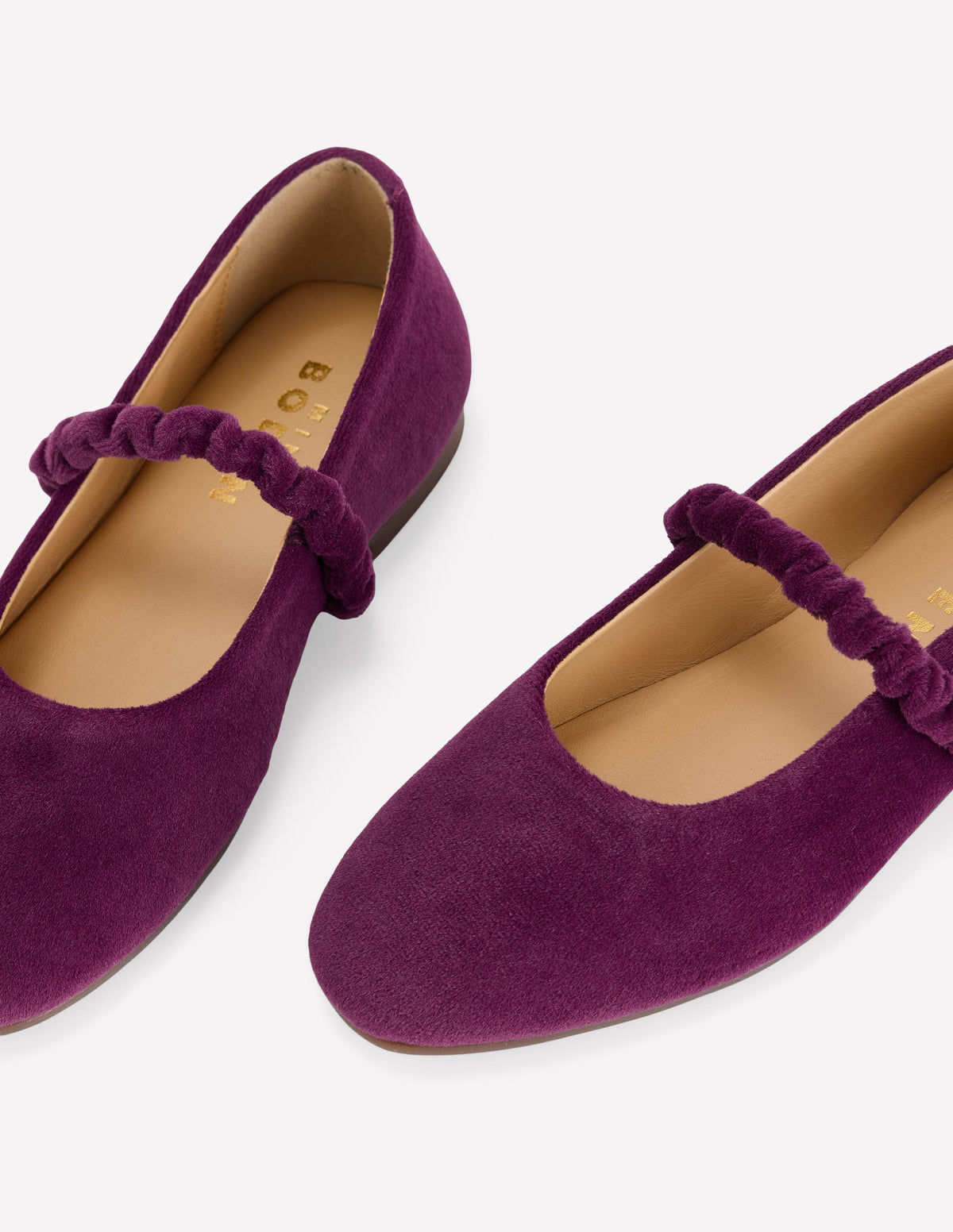 Velvet Mary Janes-Deep Wisteria - Image 3