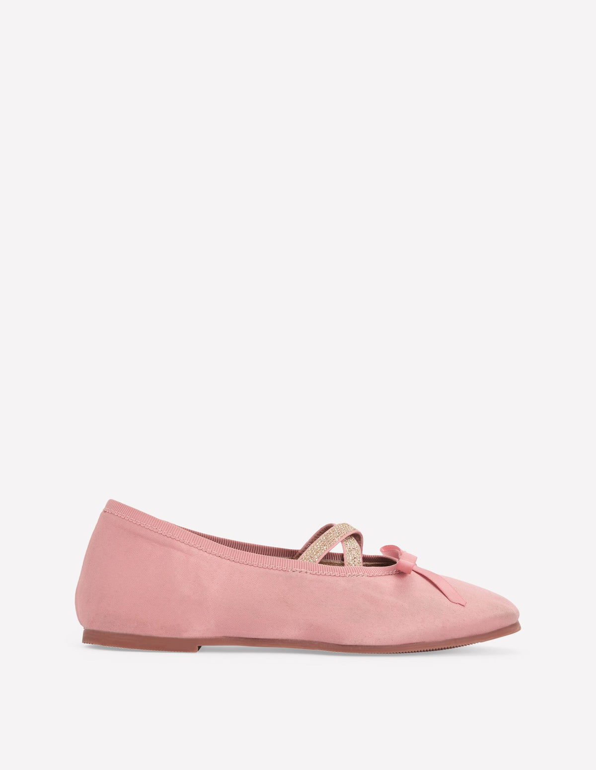 Satin Ballet Flats-Spring Blossom Pink - Image 1