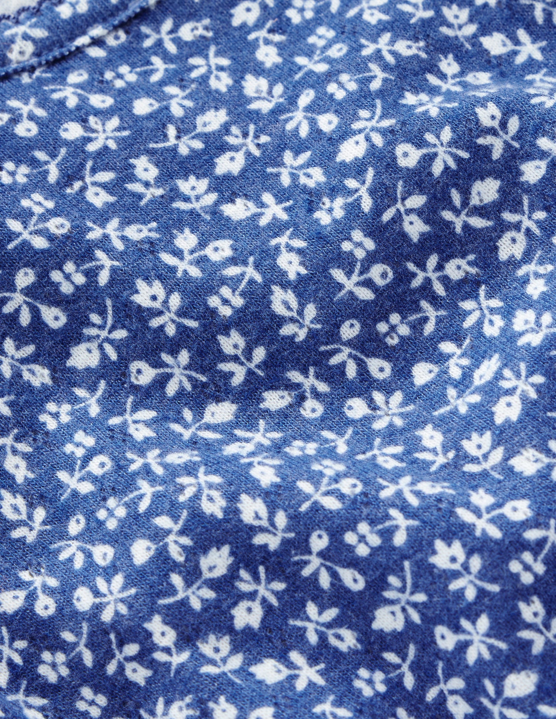 Long Sleeve Pointelle Top-Bluejay Ditsy Floral-3