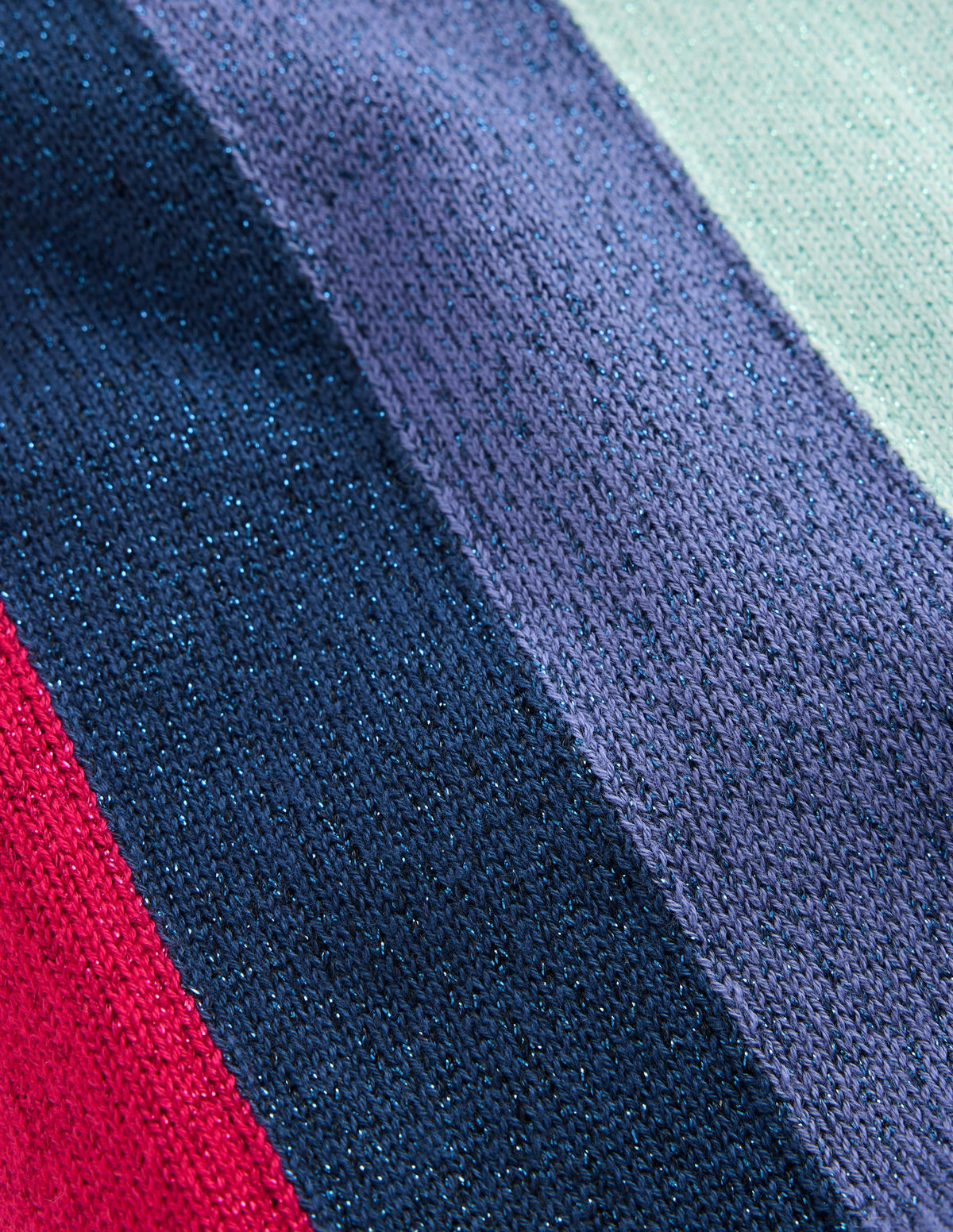 Knitted Sparkle Party Trousers-Rainbow Sparkle Stripe-3