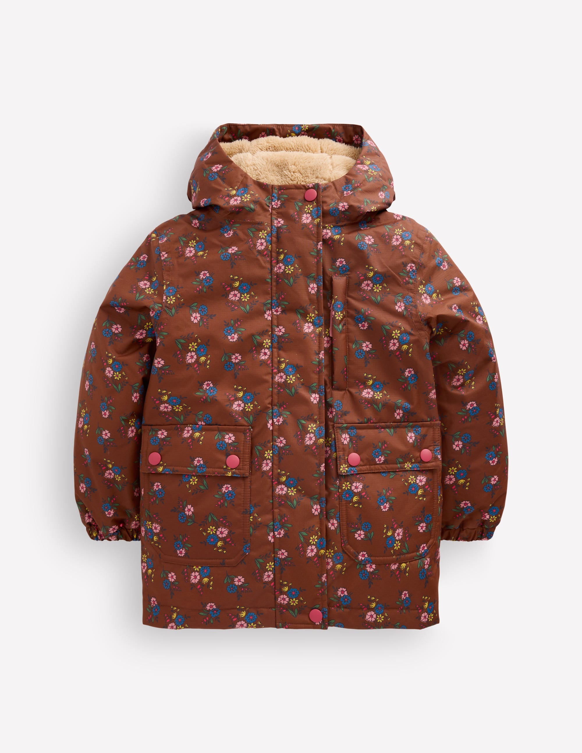 4-in-1 Waterproof Coat-Russet Sprouting Garden - Image 1