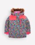 All-Weather Waterproof Coat-Multi Ditsy Floral