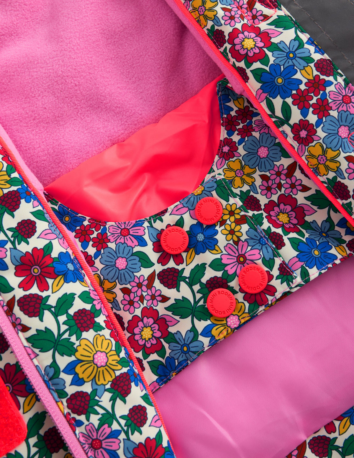 All-Weather Waterproof Coat-Multi Ditsy Floral - Image 5