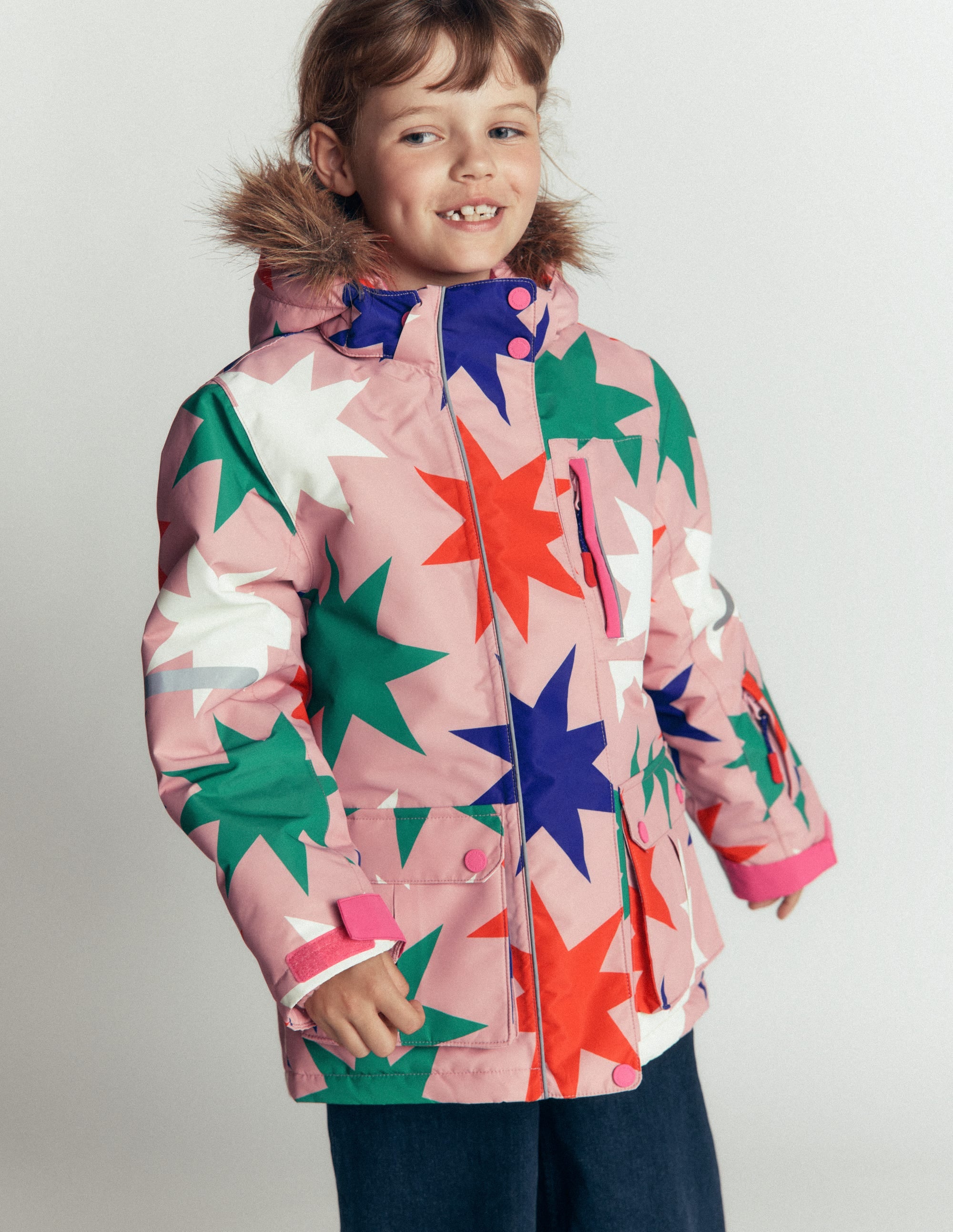 All-Weather Waterproof Coat-Multi Colour Star - Image 5