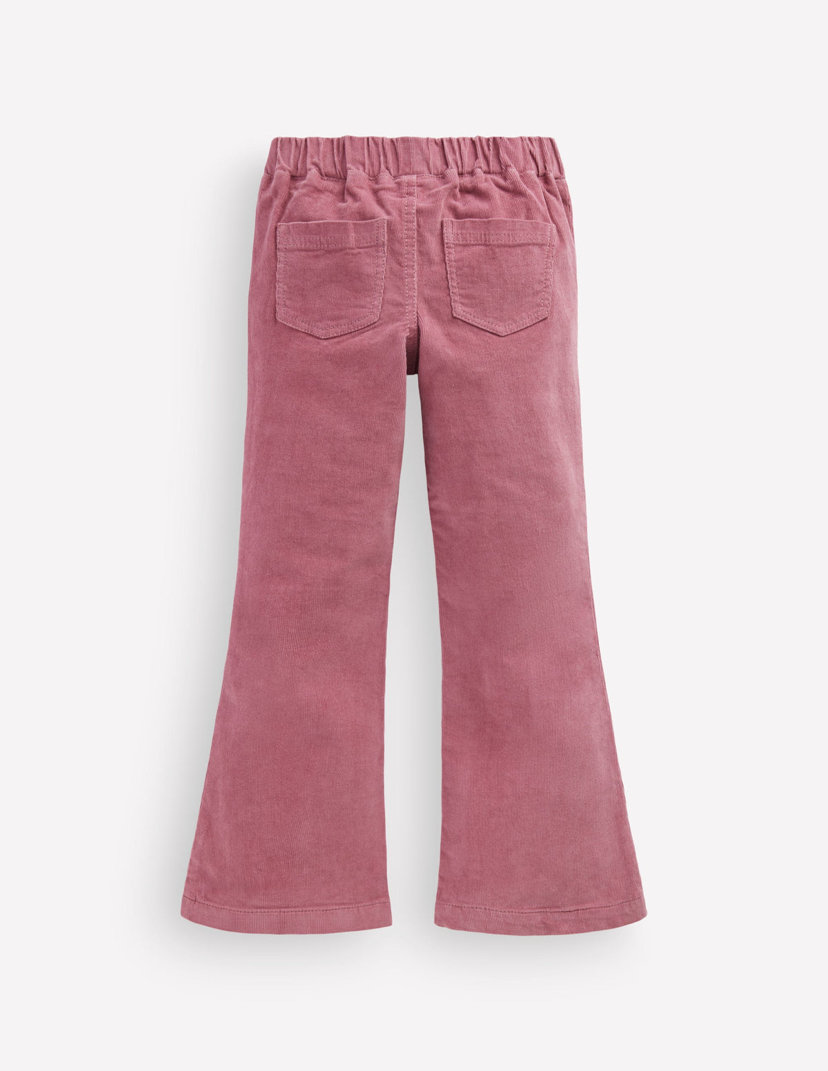 Flared Cord Leggings-Pink Heather - Image 2
