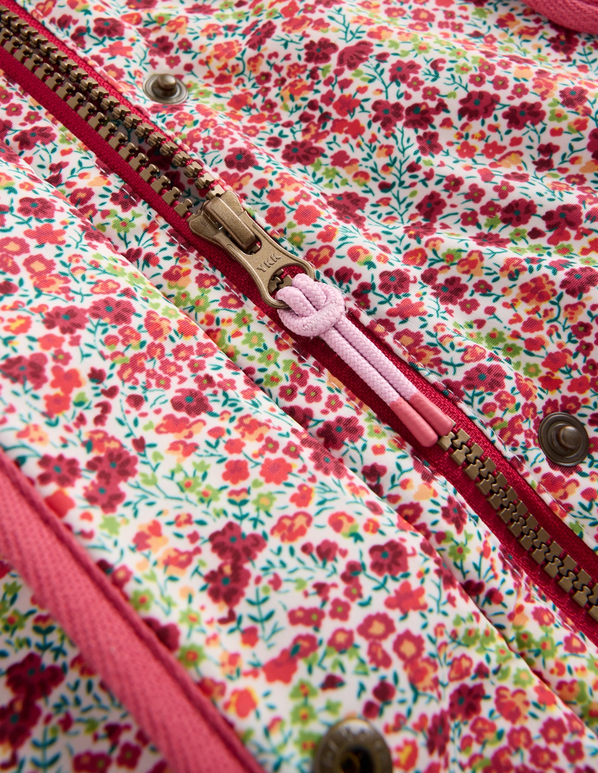 Joni Quilted Parka Coat-Floral - Image 3