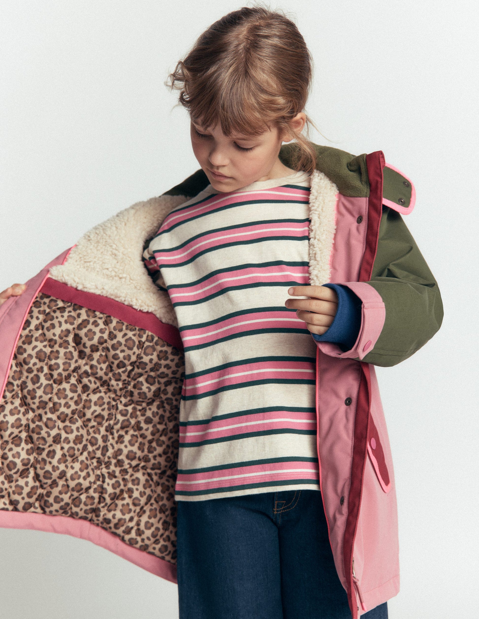 Joni Quilted Parka Coat-Multi Colourblock-6