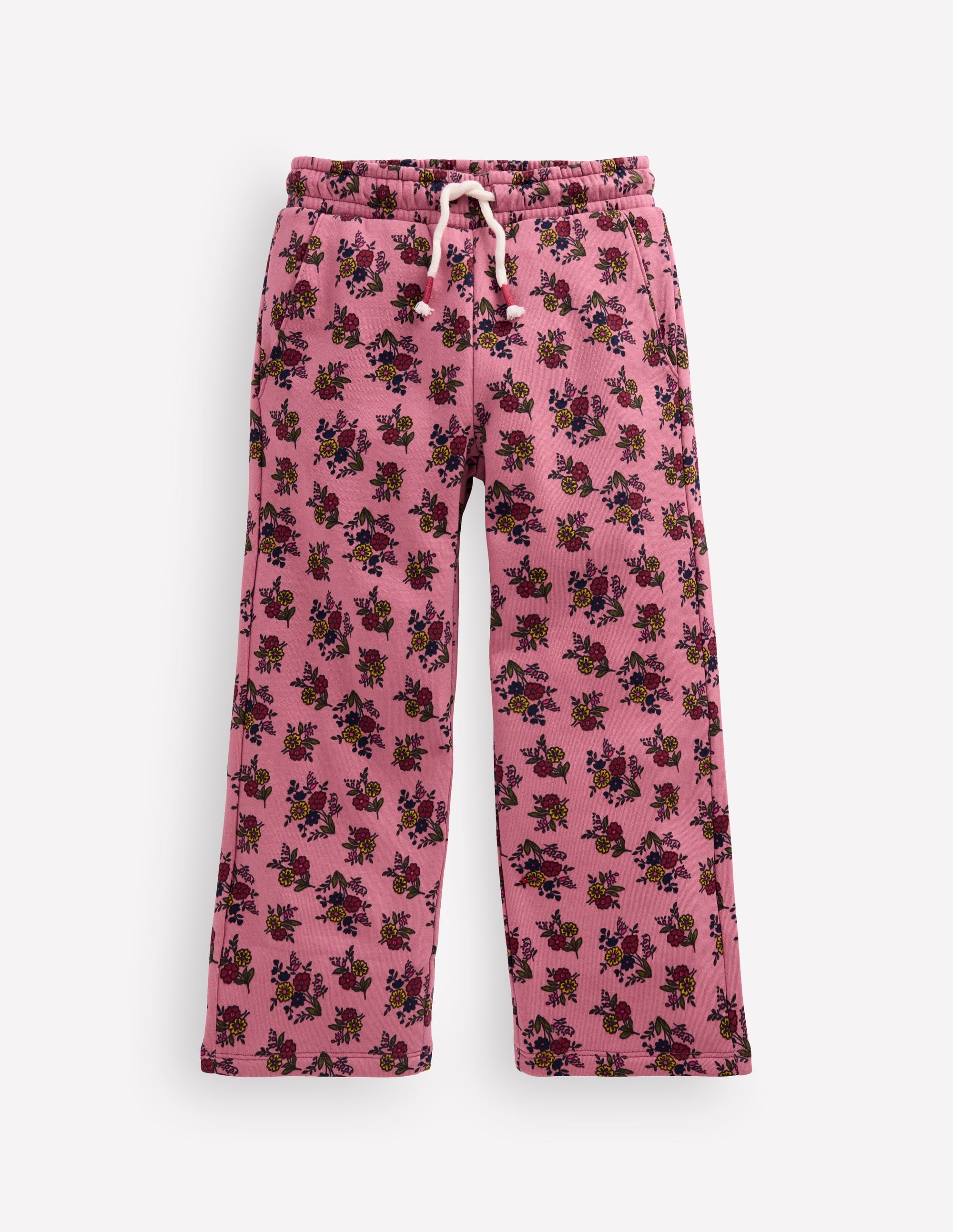 Wide Leg Printed Jogger-Vintage Rose Sprouting Garden - Image 1
