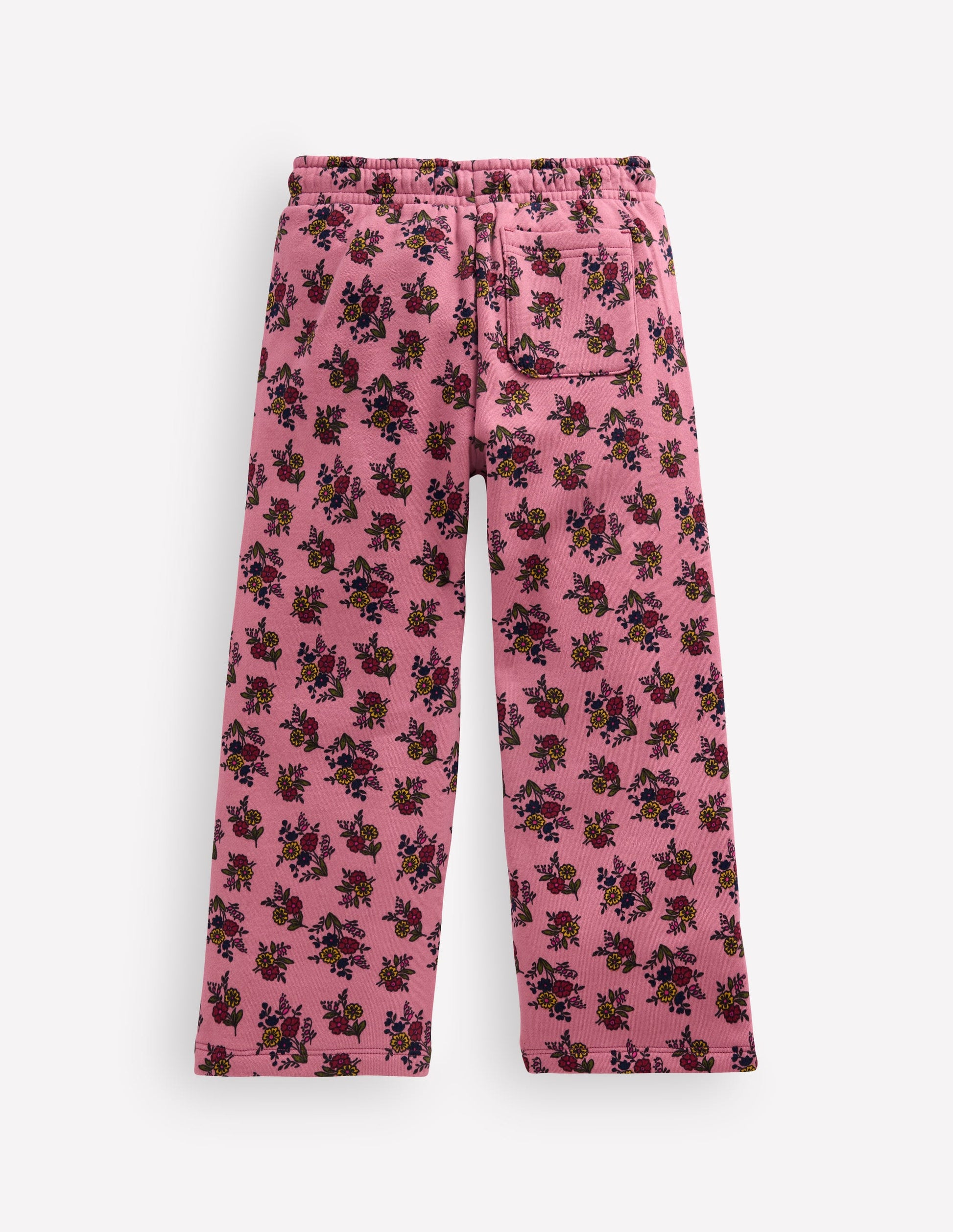 Wide Leg Printed Jogger-Vintage Rose Sprouting Garden-2