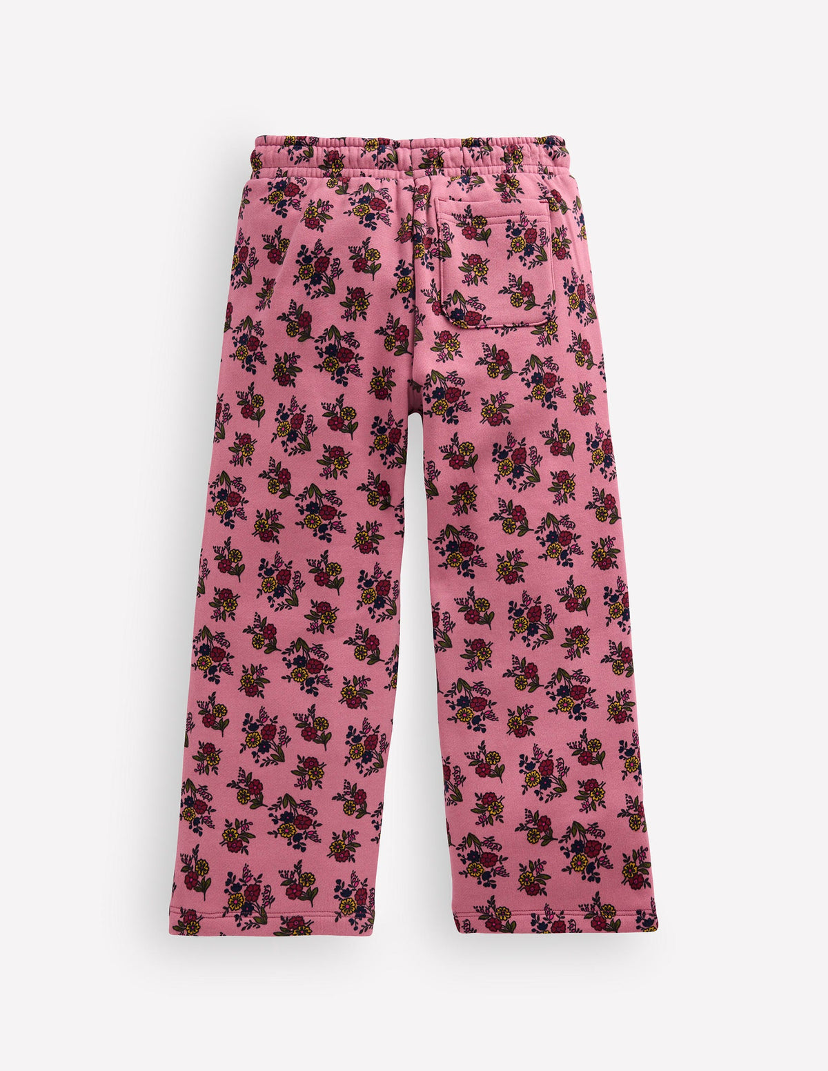 Wide Leg Printed Jogger-Vintage Rose Sprouting Garden-2