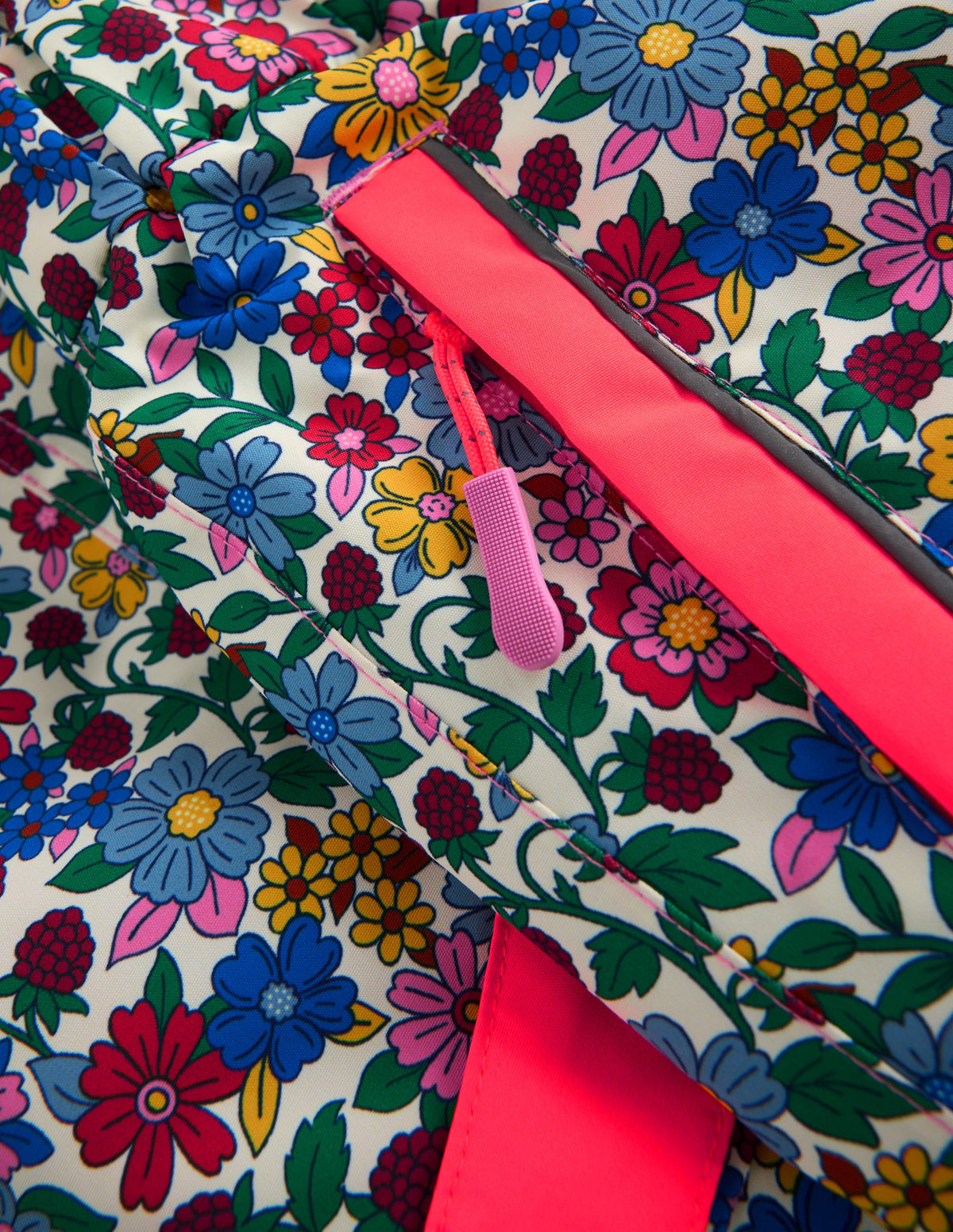 All-Weather Ski All-In-One-Neon Pink Ditsy Floral - Image 3
