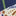 Fun Padded Coat-Navy Bird Placement Print