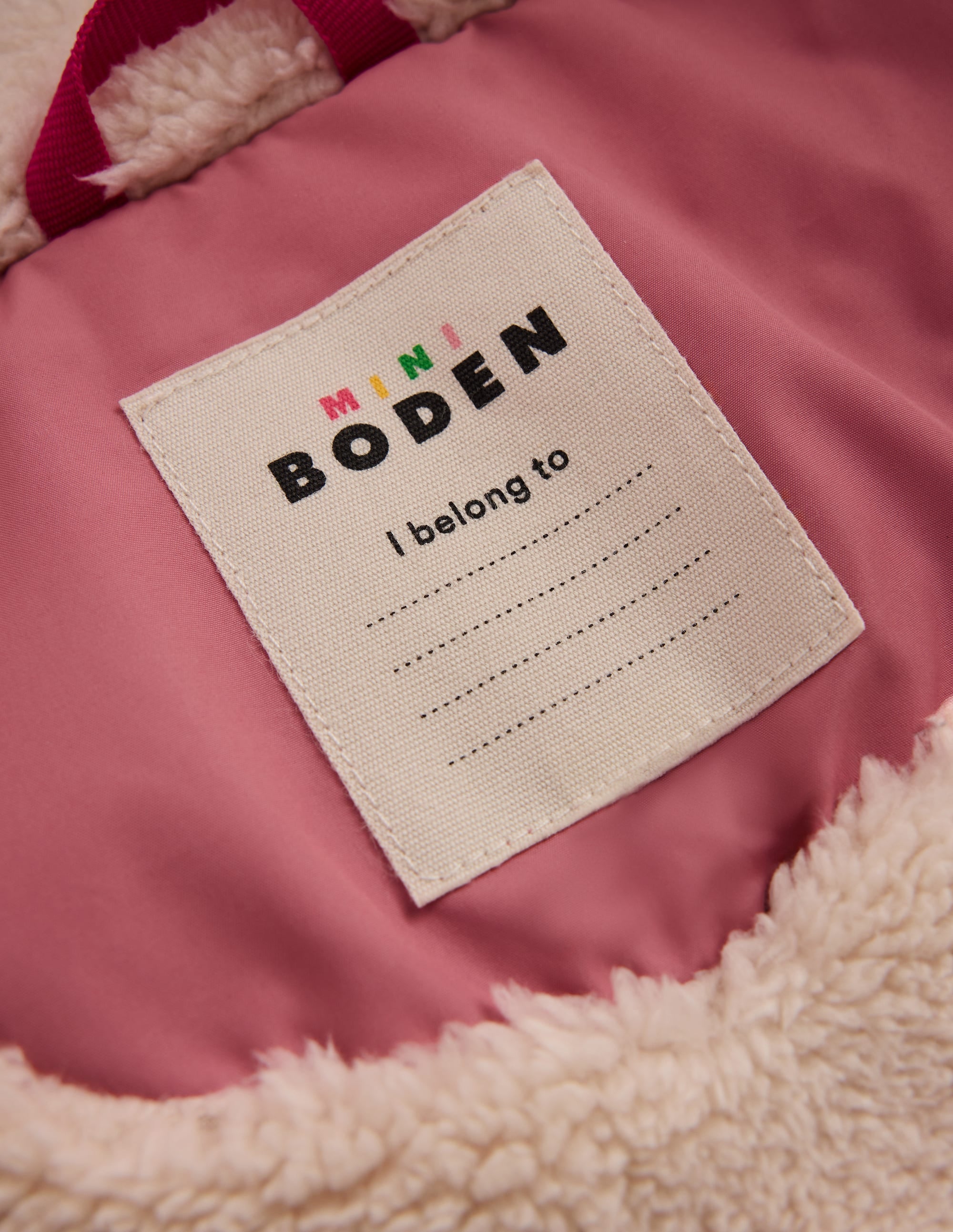 Fun Padded Coat-Pink Applique Metallic Hearts - Image 7