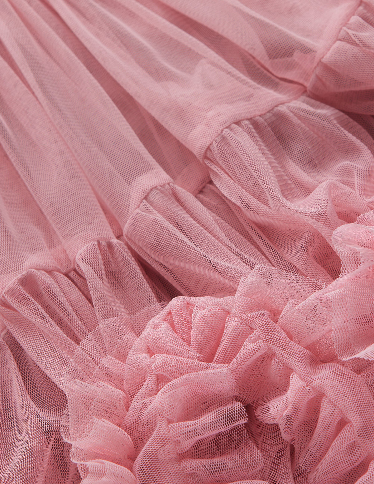 Velour Tulle Occasion Dress-Vintage Pink - Image 3
