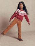 Kick Flare Jean-Ginger Cord