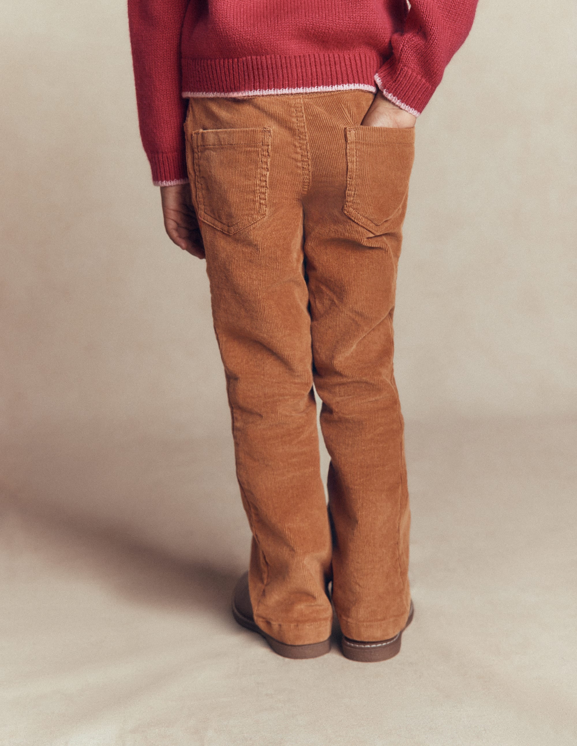 Kick Flare Jean-Ginger Cord - Image 2