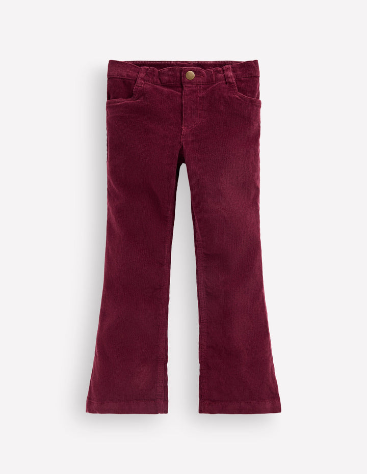 Kick Flare Jeans-Deep Wisteria Cord