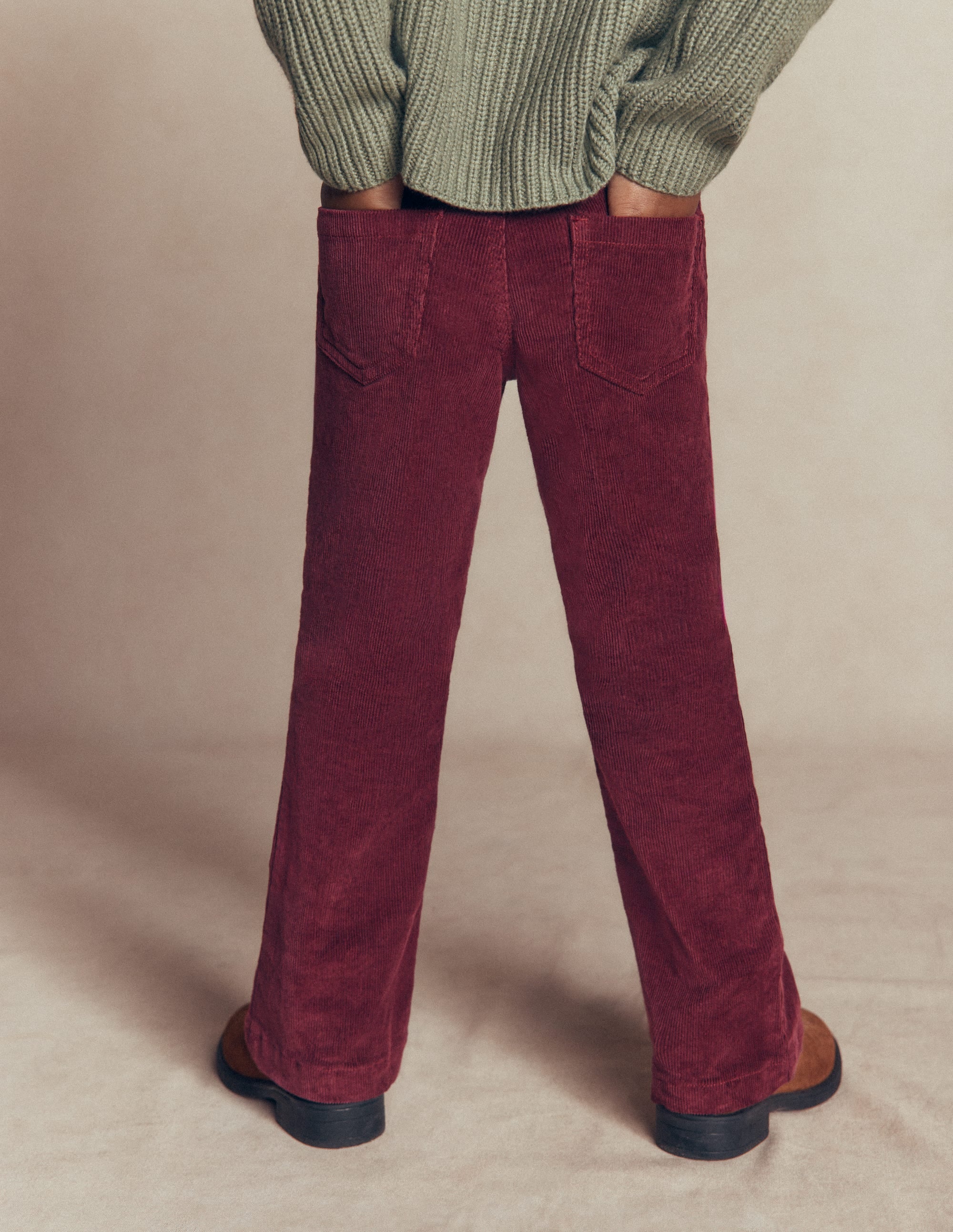 Kick Flare Jean-Deep Wisteria Cord - Image 2