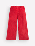 Wide Leg Jeans-Gemstone Red