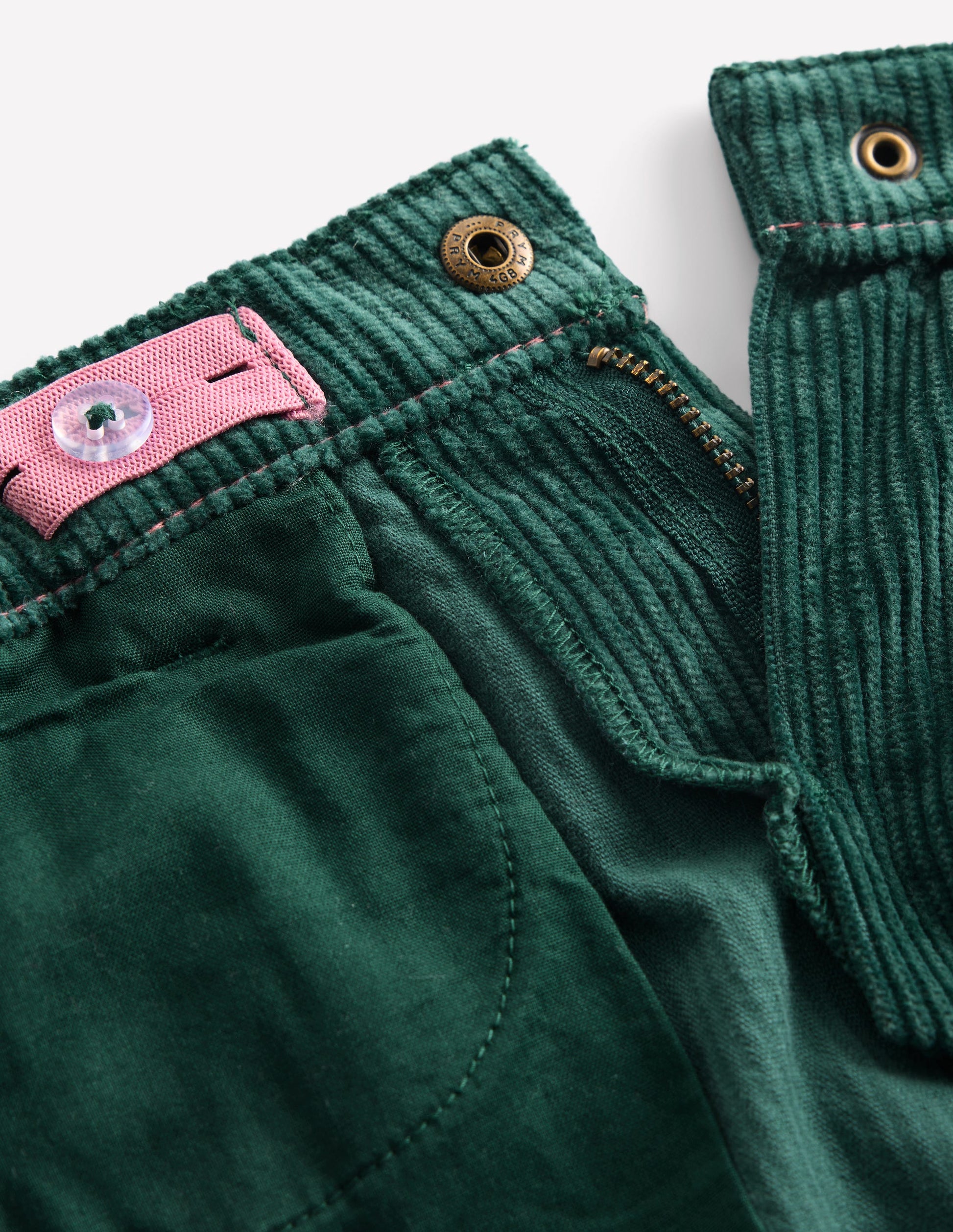 Wide Leg Jeans-Malachite Green Cord-6