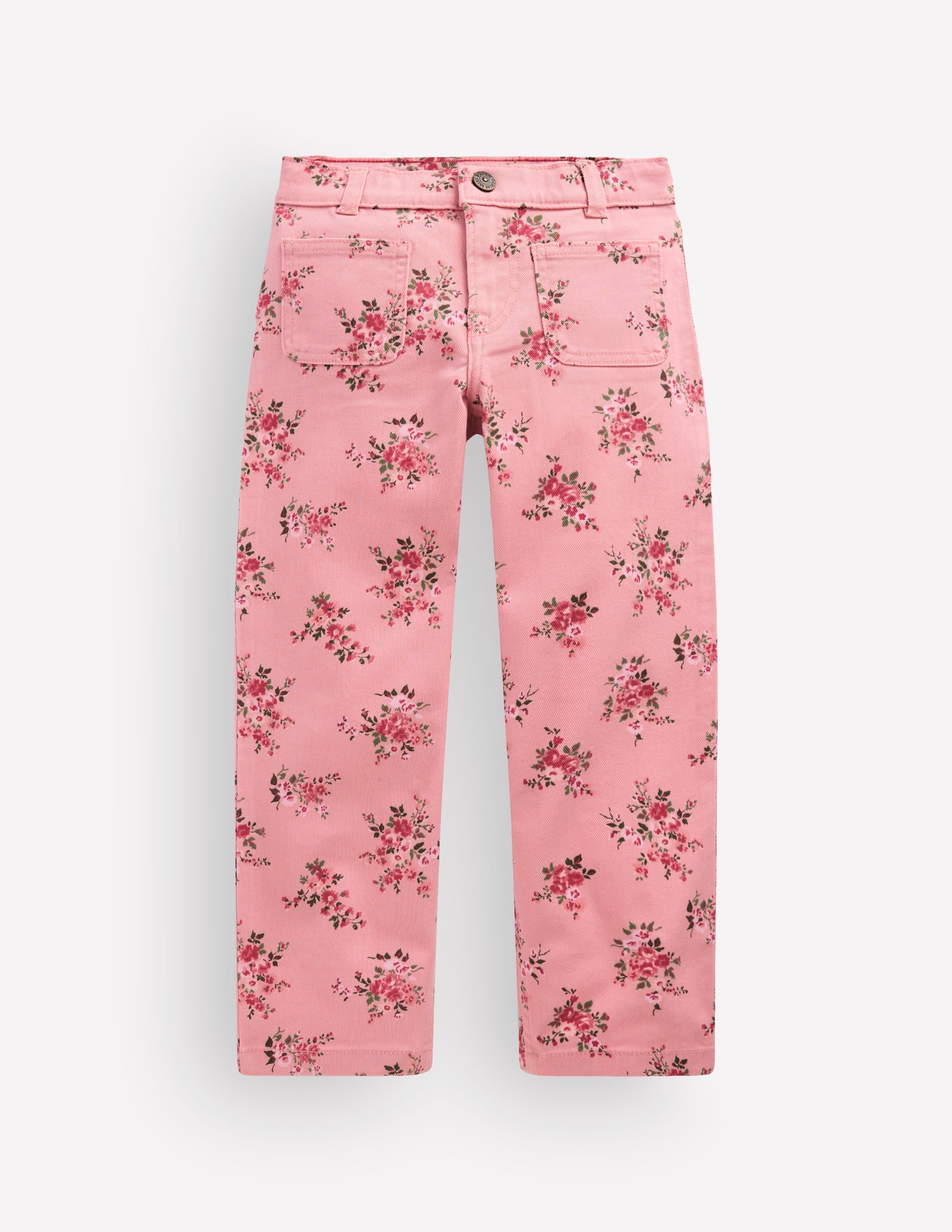 Patch Pocket Straight Jeans-Pink Quartz Soft Floral - Image 2