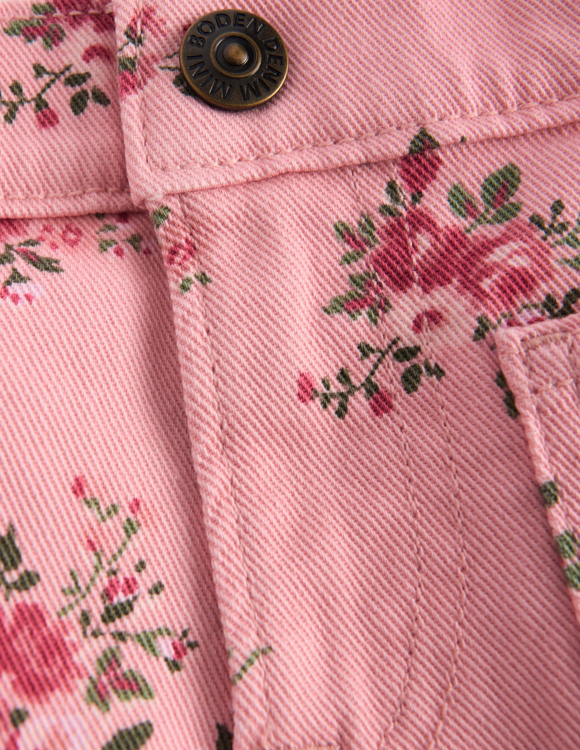 Patch Pocket Straight Jeans-Pink Quartz Soft Floral-4