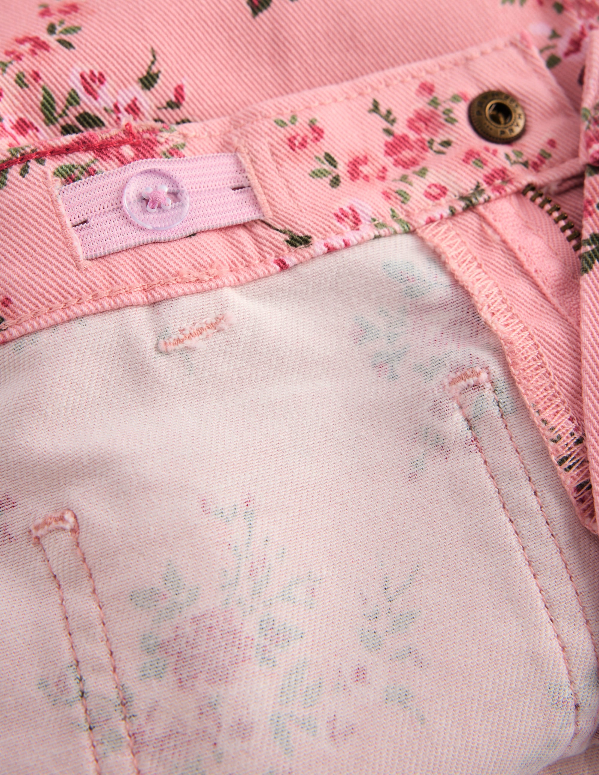 Patch Pocket Straight Jeans-Pink Quartz Soft Floral - Image 5