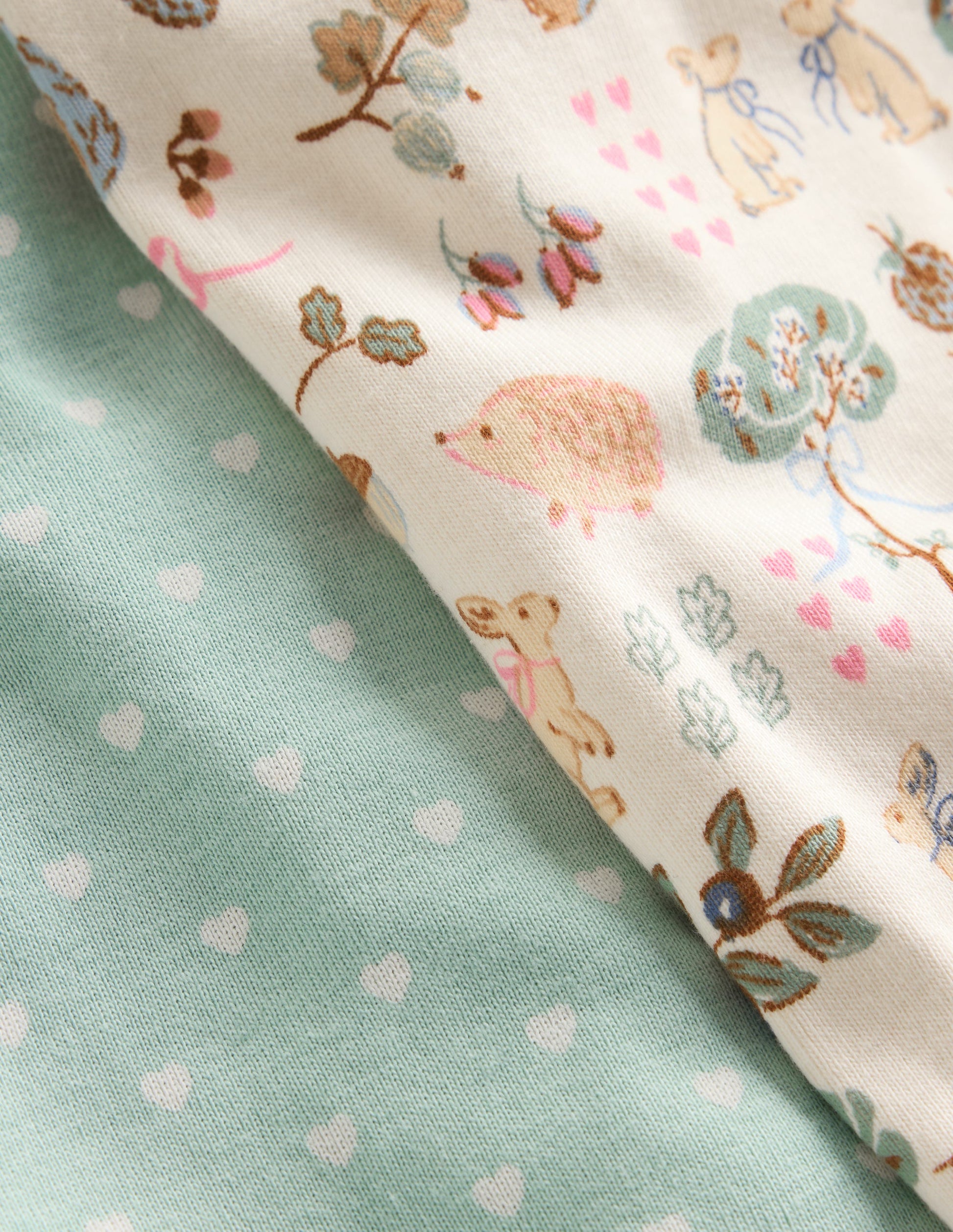 Twin Pack Snug Pyjamas-Autumn Print-3