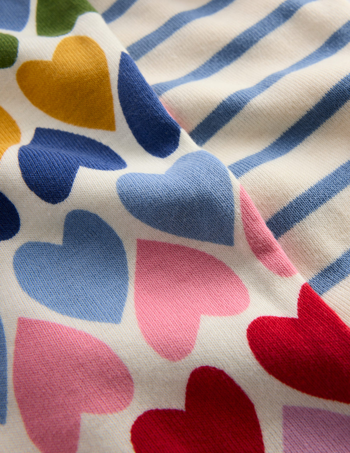 Twin Pack Snug Pyjamas-Multi Hearts - Image 3