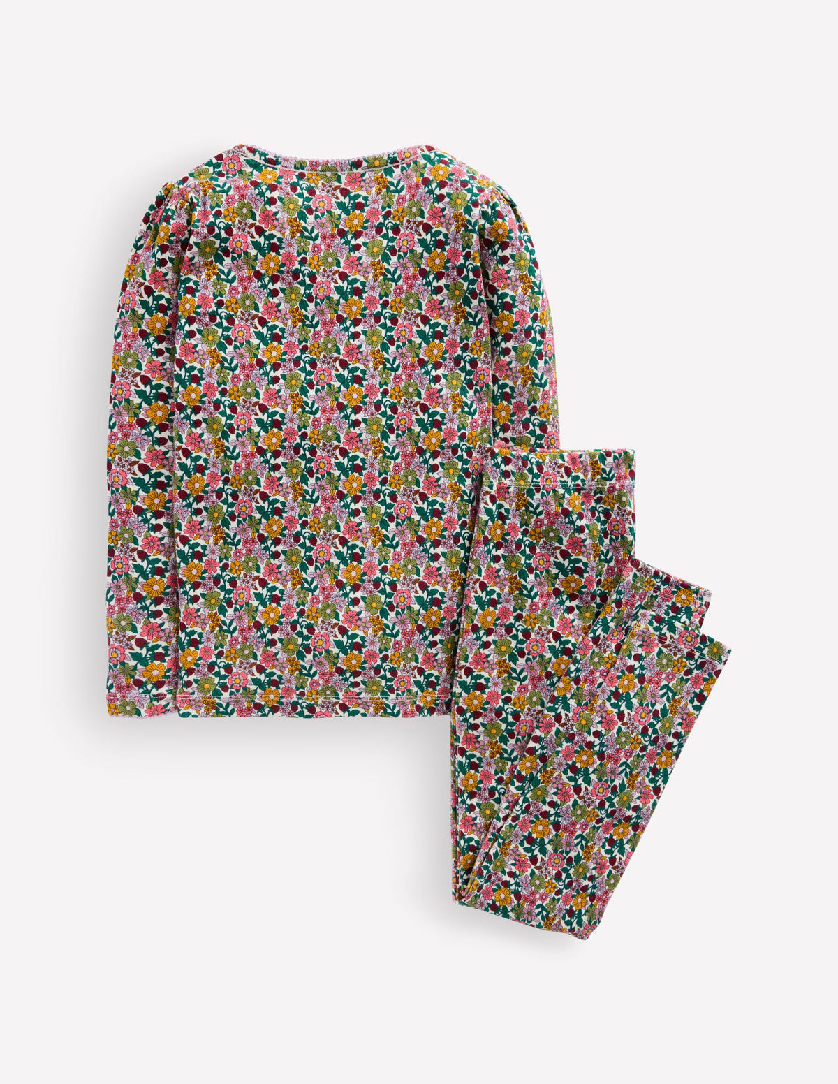 Snug Long John Pyjamas-Floral - Image 2