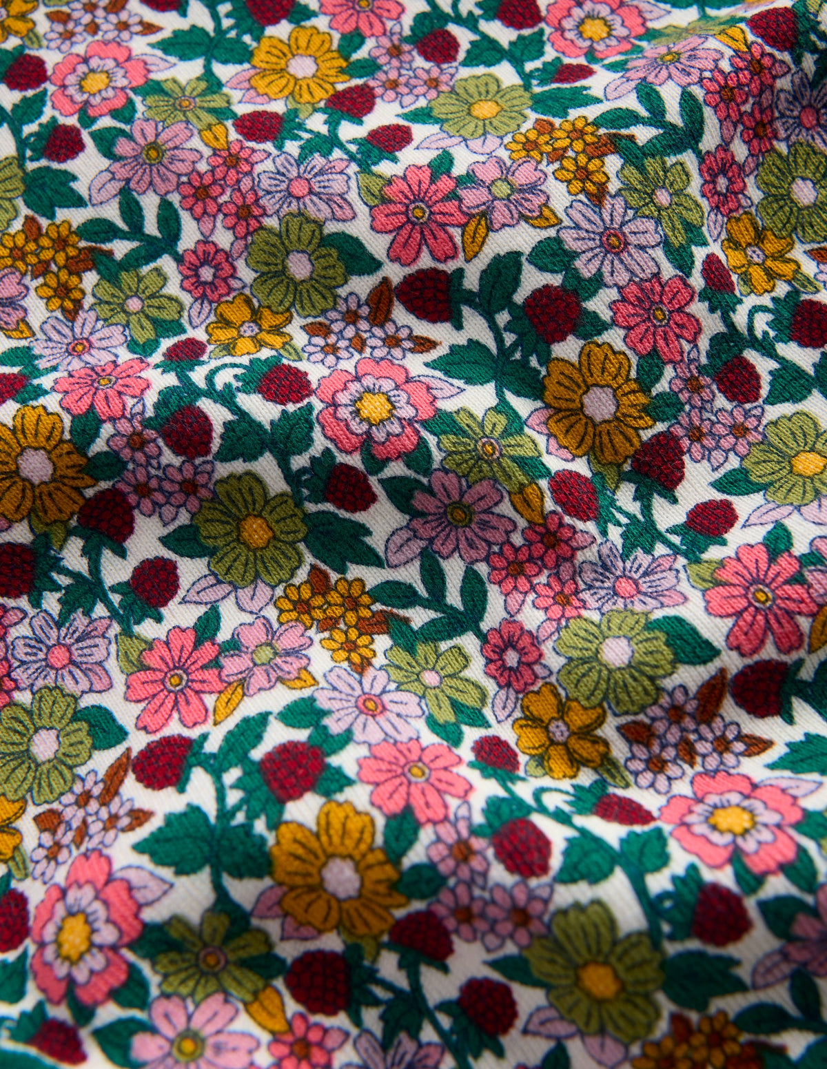 Snug Long John Pyjamas-Floral-3