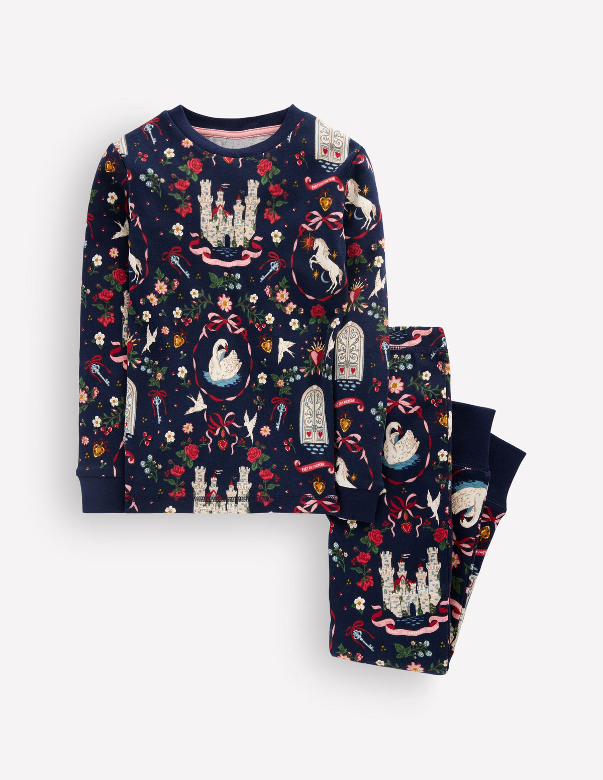 Snug Glow-In-The-Dark Pyjamas-Fairytale Castle - Image 1