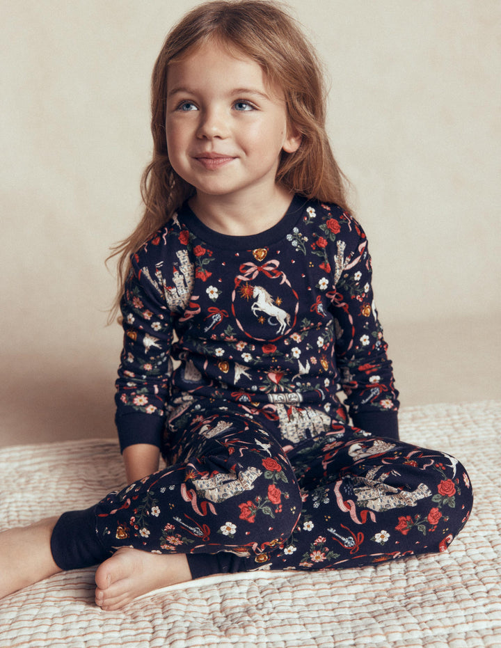 Snug Glow-In-The-Dark Pyjamas-Fairytale Castle