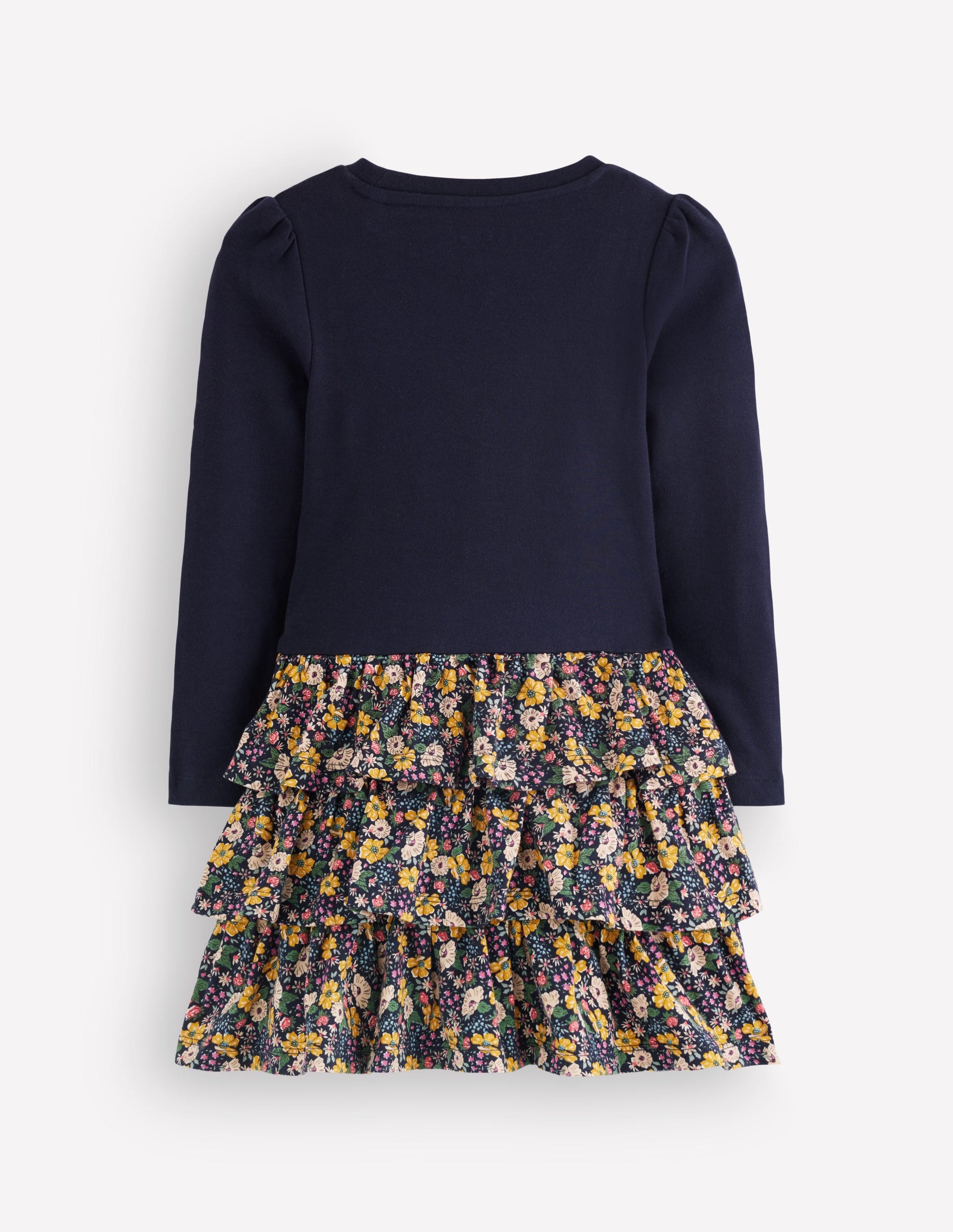 Cora Jersey RaRa Dress-Blue Floral-2