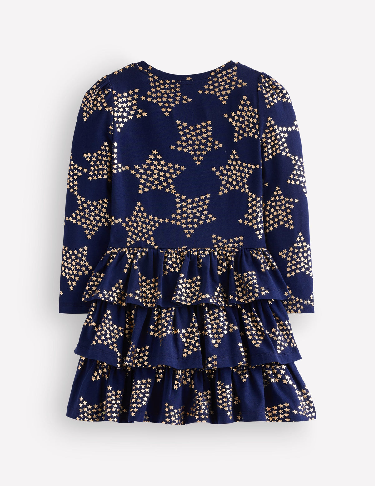Cora Jersey RaRa Dress-Navy Foil Stars-2