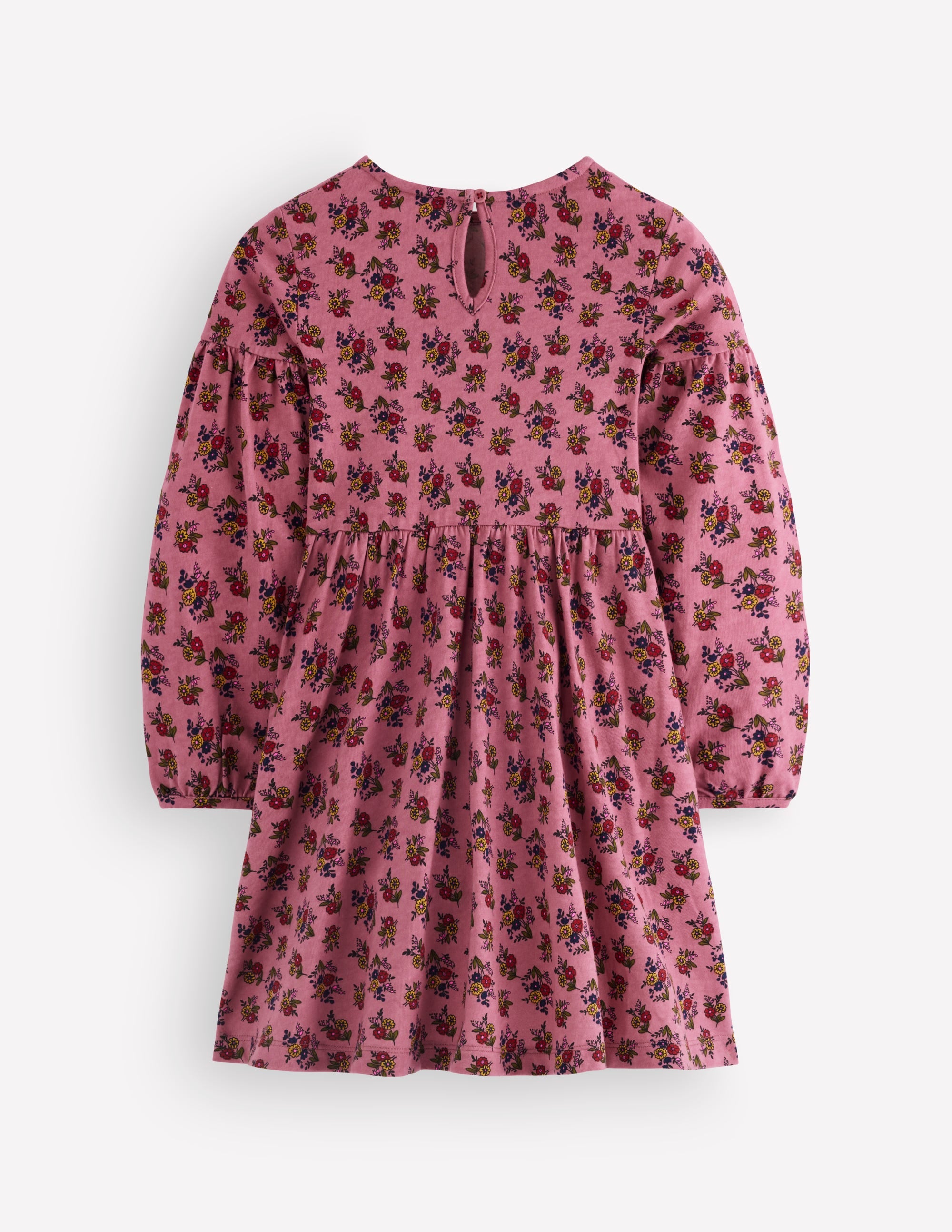 Madeline Blouson Sleeve Dress-Pink Floral - Image 2
