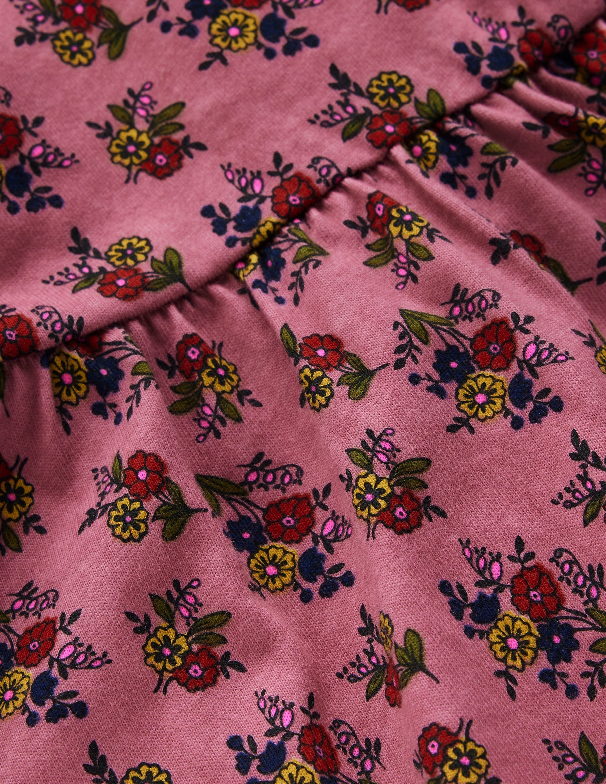 Madeline Blouson Sleeve Dress-Pink Floral - Image 3