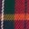 Shirred Drop Waist Dress-Green/ Red Check