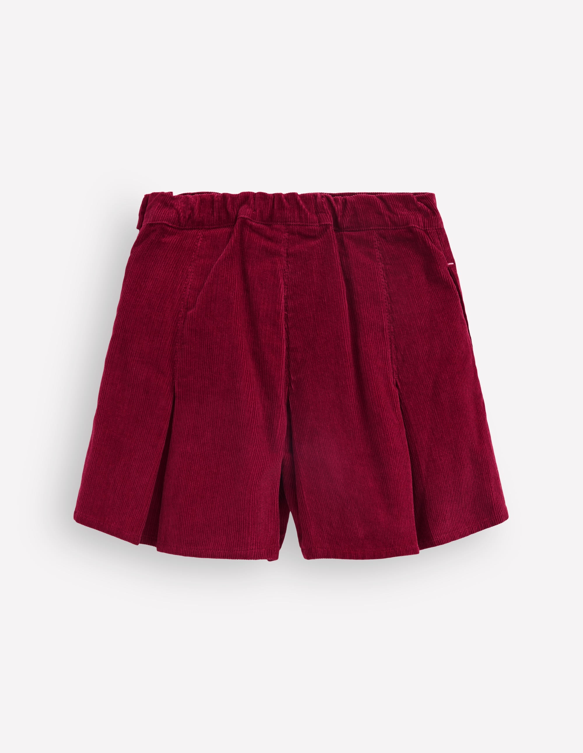 Pleated Skort-Ruby Red Cord - Image 5
