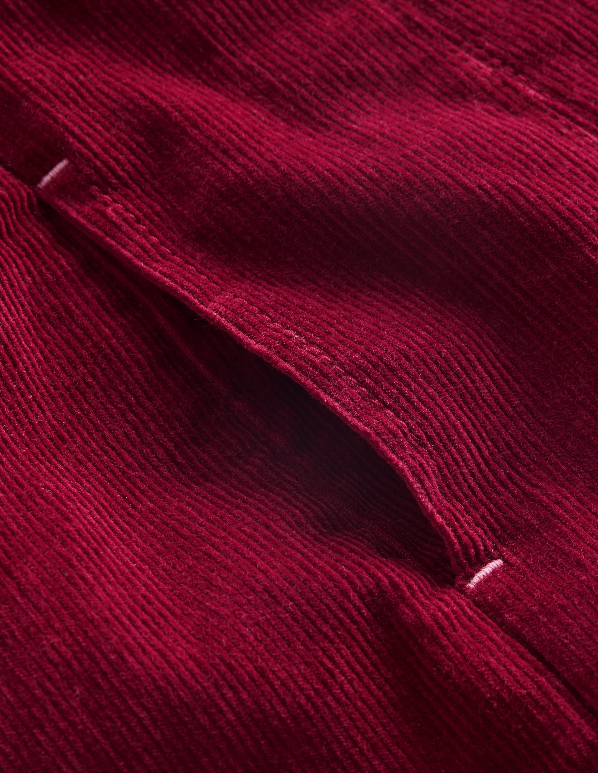 Pleated Skort-Ruby Red Cord - Image 6